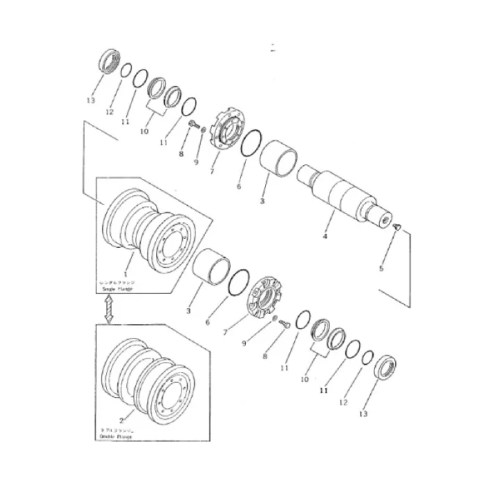 Komatsu Bulldozer Track Roller 198-30-00421 For D475A best